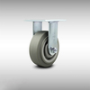 Service Caster 5 Inch Stainless Steel Thermoplastic Rubber Wheel Rigid Caster with Ball Bearing SCC-SS30R520-TPRBF